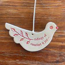 Christmas Ornament - 'Tidings of Comfort and Joy'