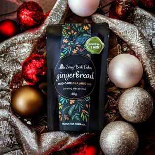 HALF PRICE:  CHRISTMAS LIMITED EDITION  - GINGERBREAD MUD CAKE IN A MUG