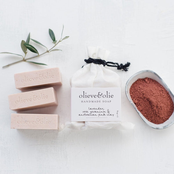 Olieve & Olie - Hand Made Bar Soap (3 bars packaged)